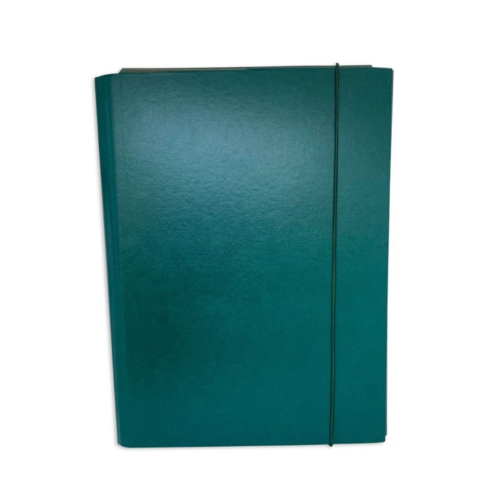 Mapa din Carton cu Elastic, 235x320x55 mm, Max. 500 Coli, Verde, Mapa pentru Documente, Mapa pentru Organizat, Mapa pentru Depozitare