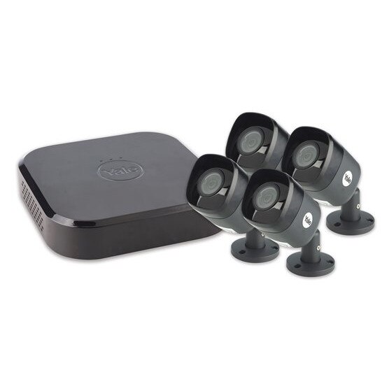 Kit CCTV Yale - 4 camere incluse, HDD 2T, SV-8C-4ABFX