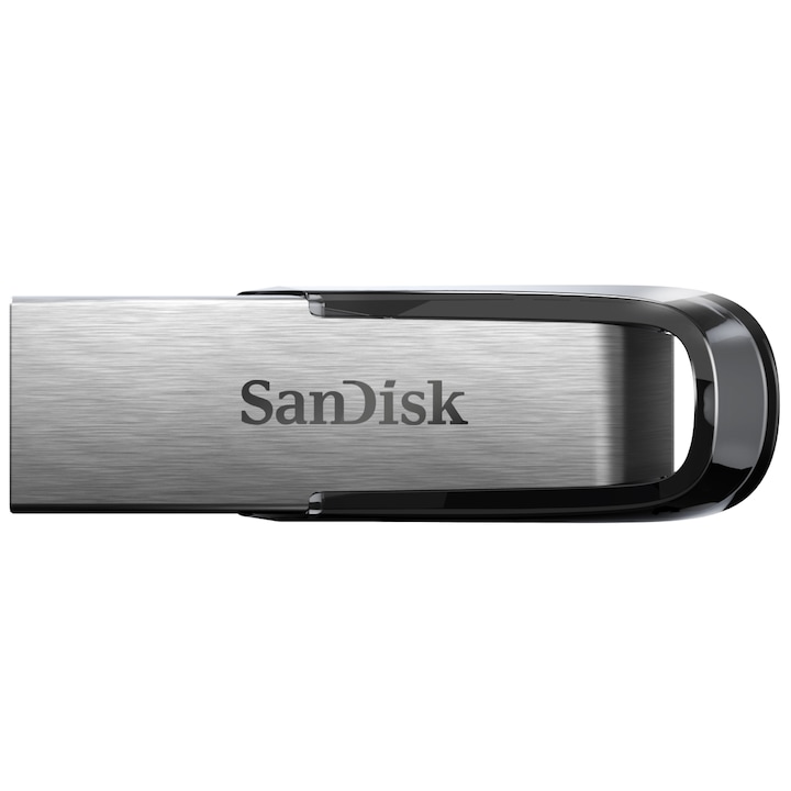 USB Flash памет SanDisk Ultra Flair, 64GB, USB 3.0, Grey/Black
