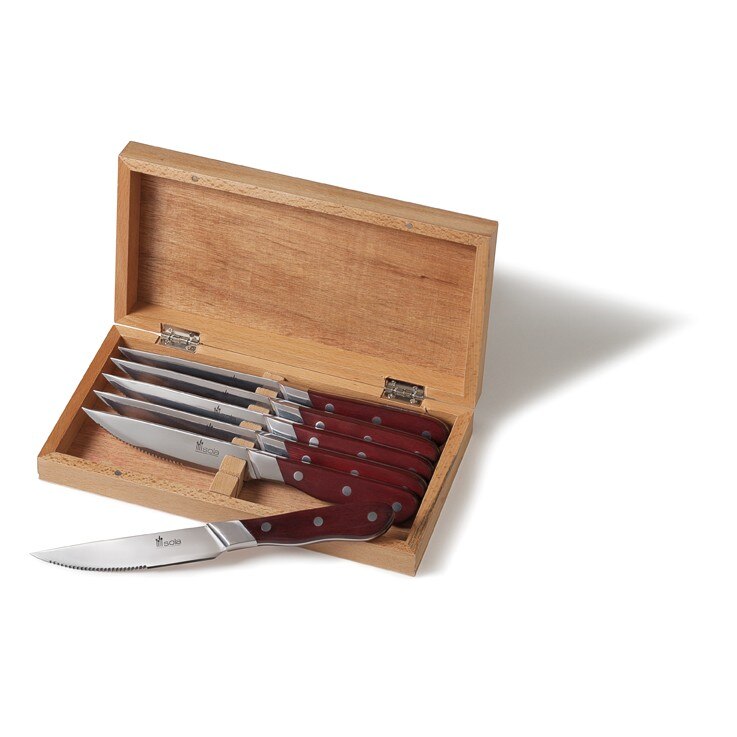 Set cutite pentru friptura Wood, Sola