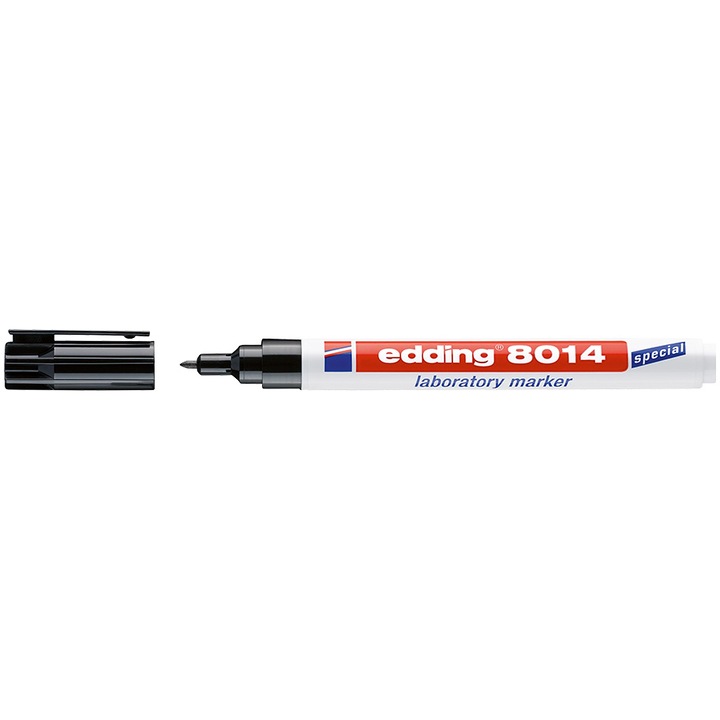 Marker Edding 8014 pentru laborator varf 1 mm negru