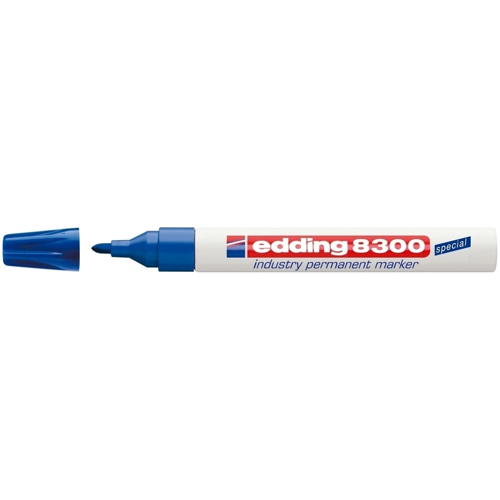 Marker Edding 8300 permanent varf 1.5-3mm albastru