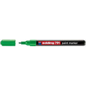 Marker Edding 791 cu vopsea corp plastic varf 1-2mm verde Marker Edding 791 cu vopsea corp plastic varf 1-2mm verde