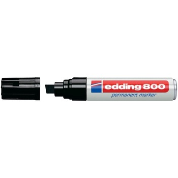 Marker Edding 800 permanent corp metalic varf 4-12mm negru Marker Edding 800 permanent corp metalic varf 4-12mm negru