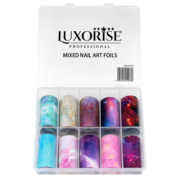 Set Folii Transfer LUXORISE #13 Cosmos, 10 buc