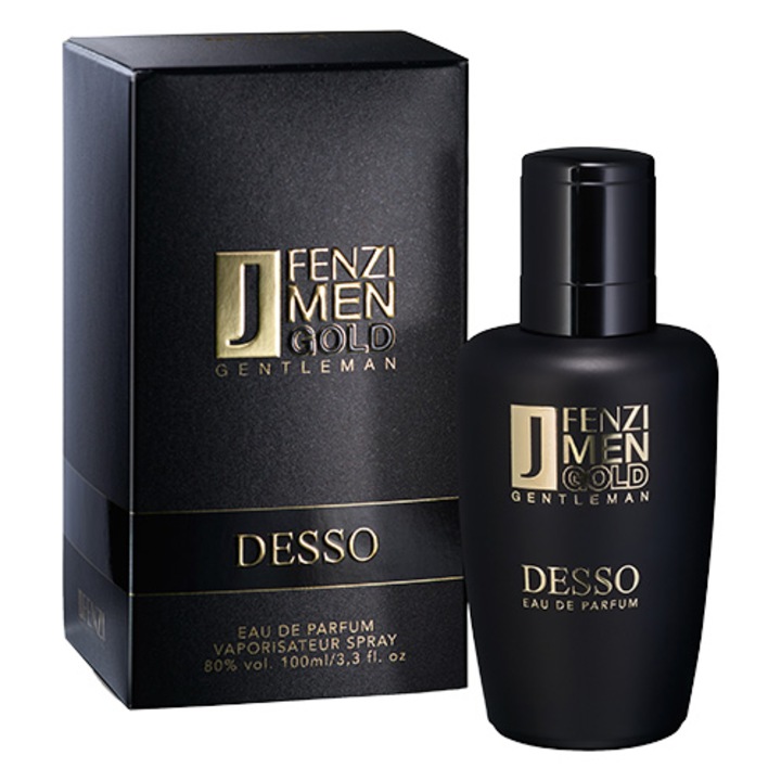 Парфюм за мъже jFenzi - "Desso Gold Gentlemen", 100 мл