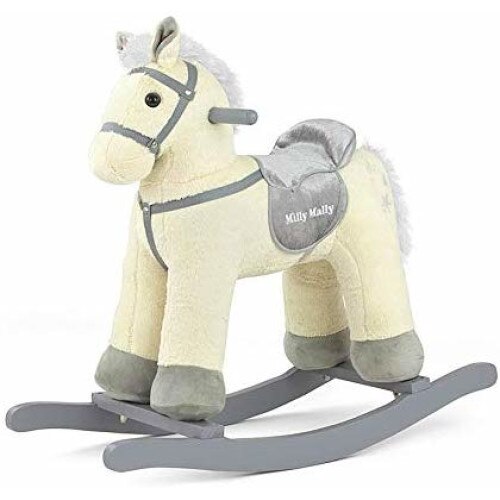 Calut Balansoar Soft Touch cu sunete si miscare, Milly Mally, Pepe Beige