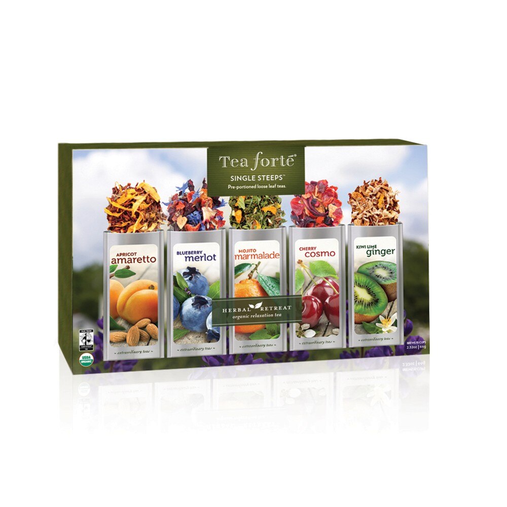 Cutie cu 15 infuzii de ceai Tea Forte Herbal Retreat