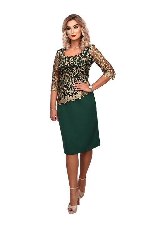 Rochie Vivian2022, Verde