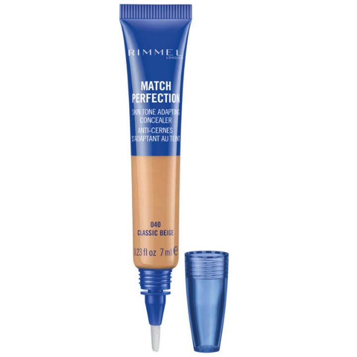 Corector adaptabil la nuanta tenului Rimmel Match Perfection Concealer 040 Classic Beige