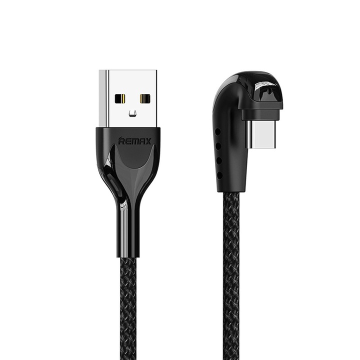 Кабел REMAX RC-097a, Gaming Design, USB Type-C, 1m, Черен