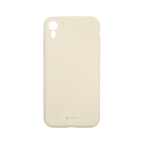 Husa Protectie Spate Cellara Din Silicon Colectia Slim Pentru iPhone Xr - Gri Deschis
