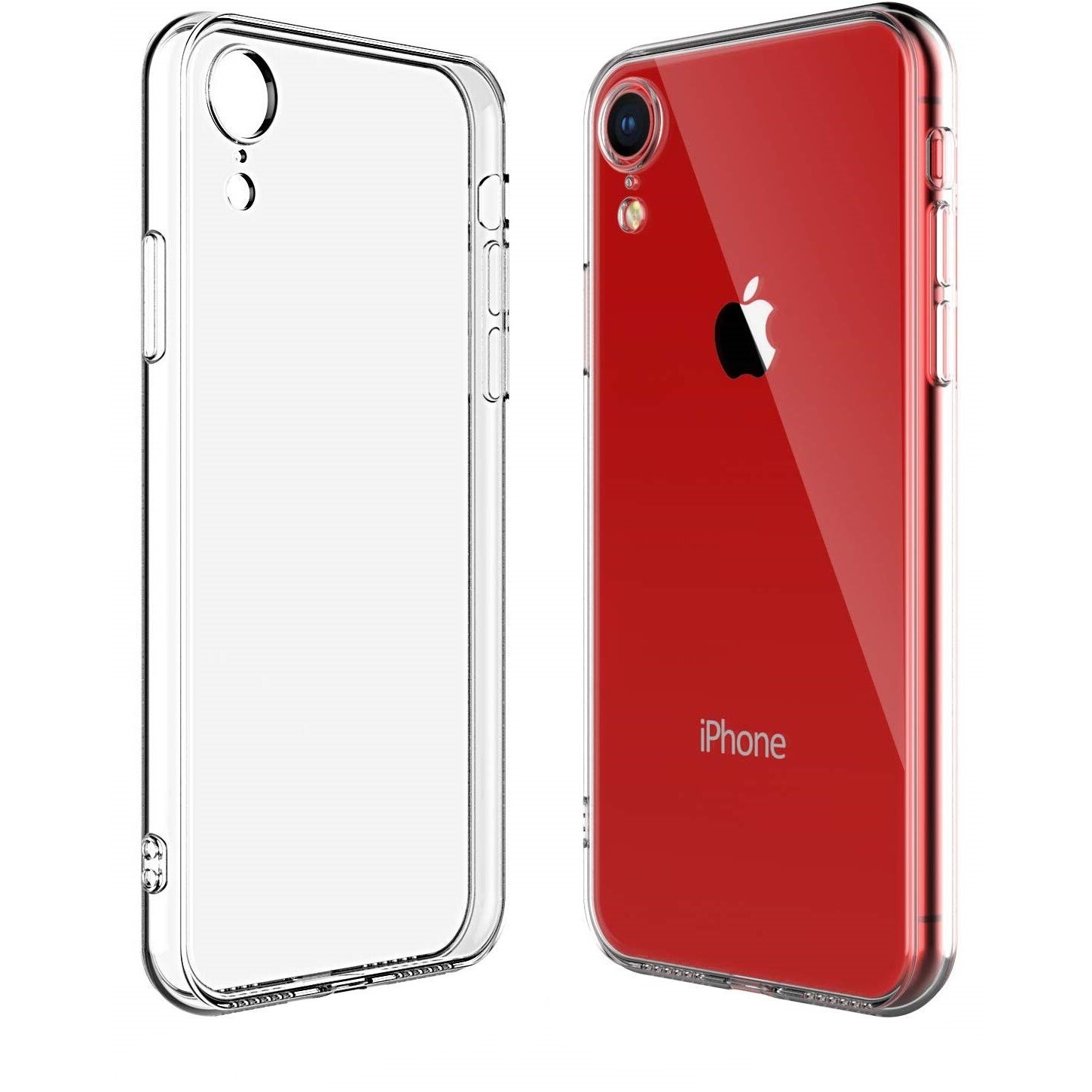 Husa compatibila Apple iPhone XR, GloMax, TPU, Transparent