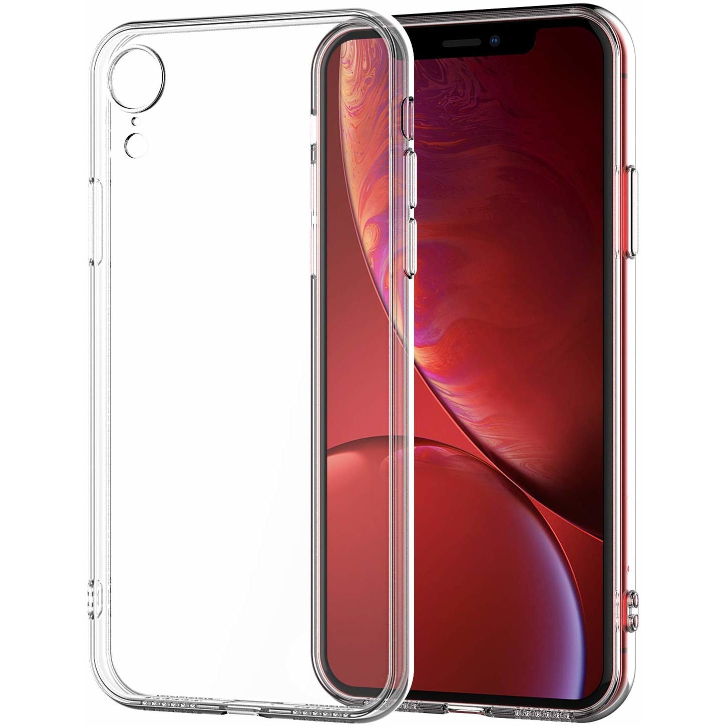 Husa compatibila Apple iPhone XR, GloMax, TPU, Transparent