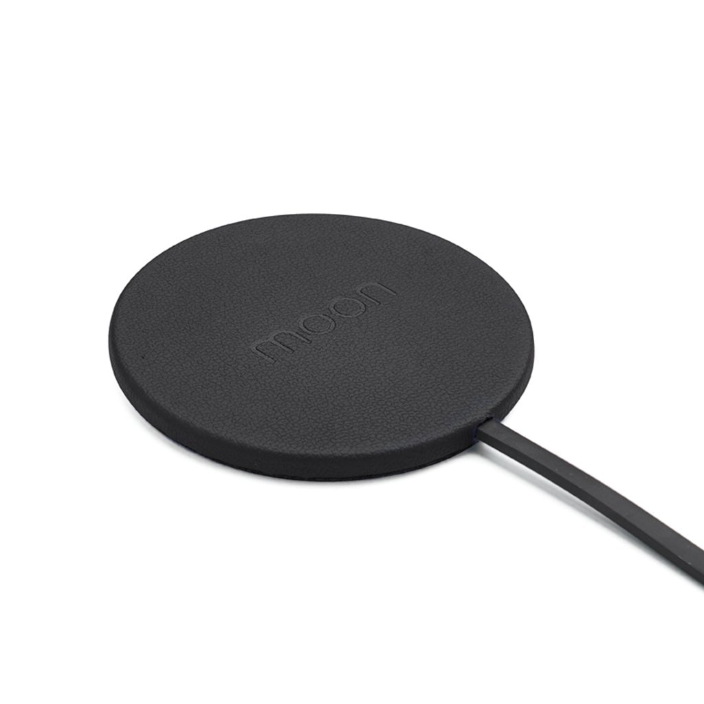 Pad Moon de incarcare fara fir, pentru smartphone-urilor compatibile QI, negru