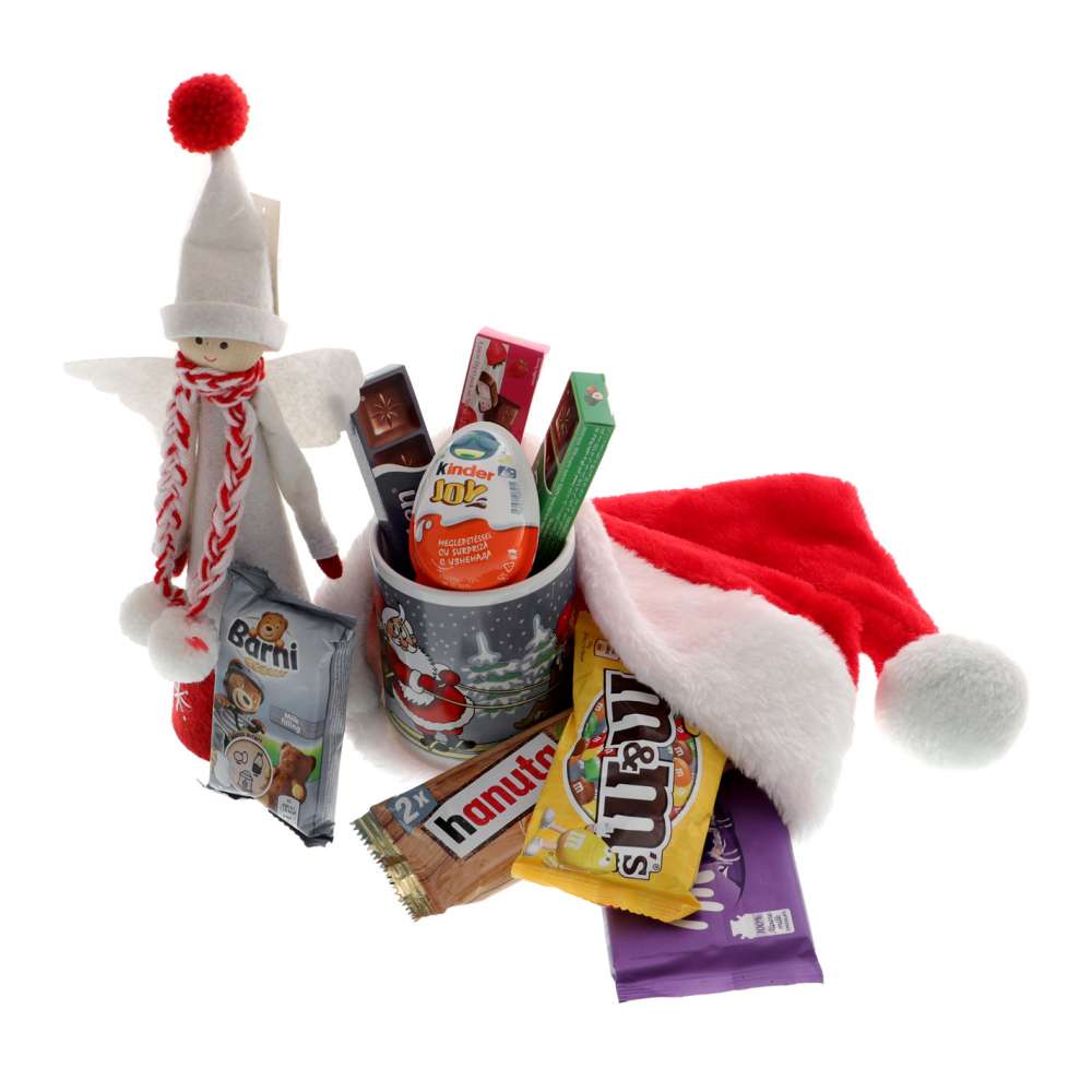 Pachet cadou sapca lui Mos Craciun