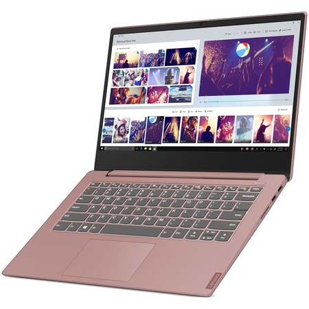 Laptop ultraportabil Lenovo Ideapad S340-14IIL cu procesor Intel® Core™ i3-1005G1 pana la 3.40 GHz Ice Lake, 14", Full HD, IPS, 8GB, 256GB SSD, Intel UHD Graphics, Free DOS, Sand Pink