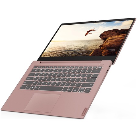 Laptop ultraportabil Lenovo Ideapad S340-14IIL cu procesor Intel® Core™ i3-1005G1 pana la 3.40 GHz Ice Lake, 14", Full HD, IPS, 8GB, 256GB SSD, Intel UHD Graphics, Free DOS, Sand Pink
