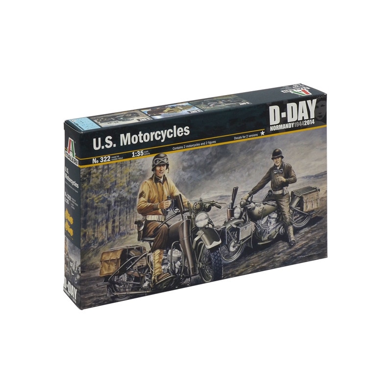 Macheta Militara ITALERI US Motorcycles 1:35 ITA 322