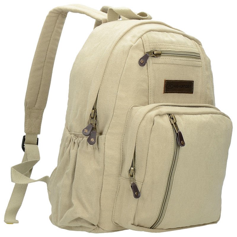 Rucsac, Highlander, Salem Canvas, Nisip, 15 l