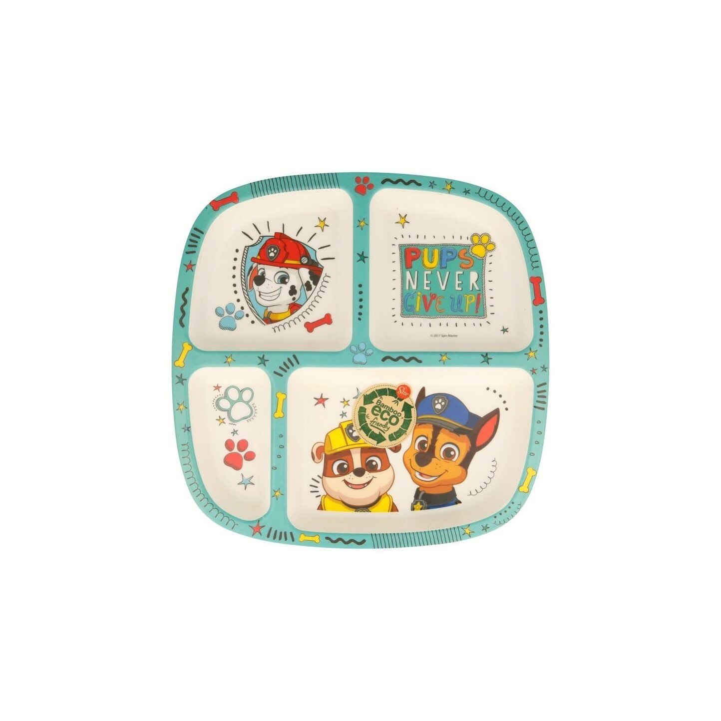 Farfurie, Paw Patrol, turcoaz