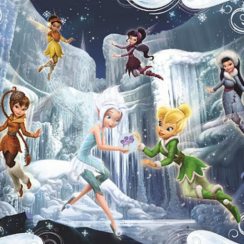 Fototapet copii Fairies 200P4 hartie print digital ecologic 254cm x 184cm