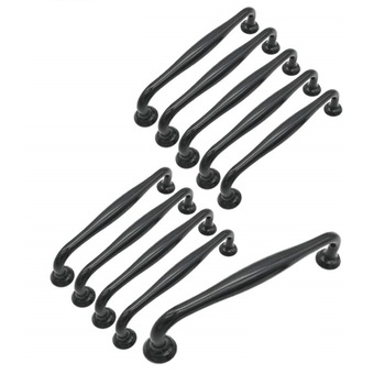 Set 10 manere MAGELASI, 128 mm, Aliaj , Negru Set 10 manere MAGELASI, 128 mm, Aliaj , Negru