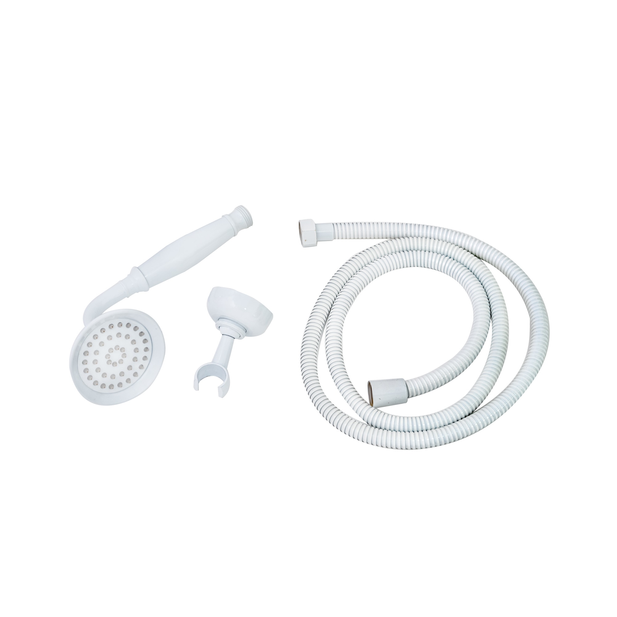 Set dus , alb mat , cu para furtun si suport dus TRENDY S