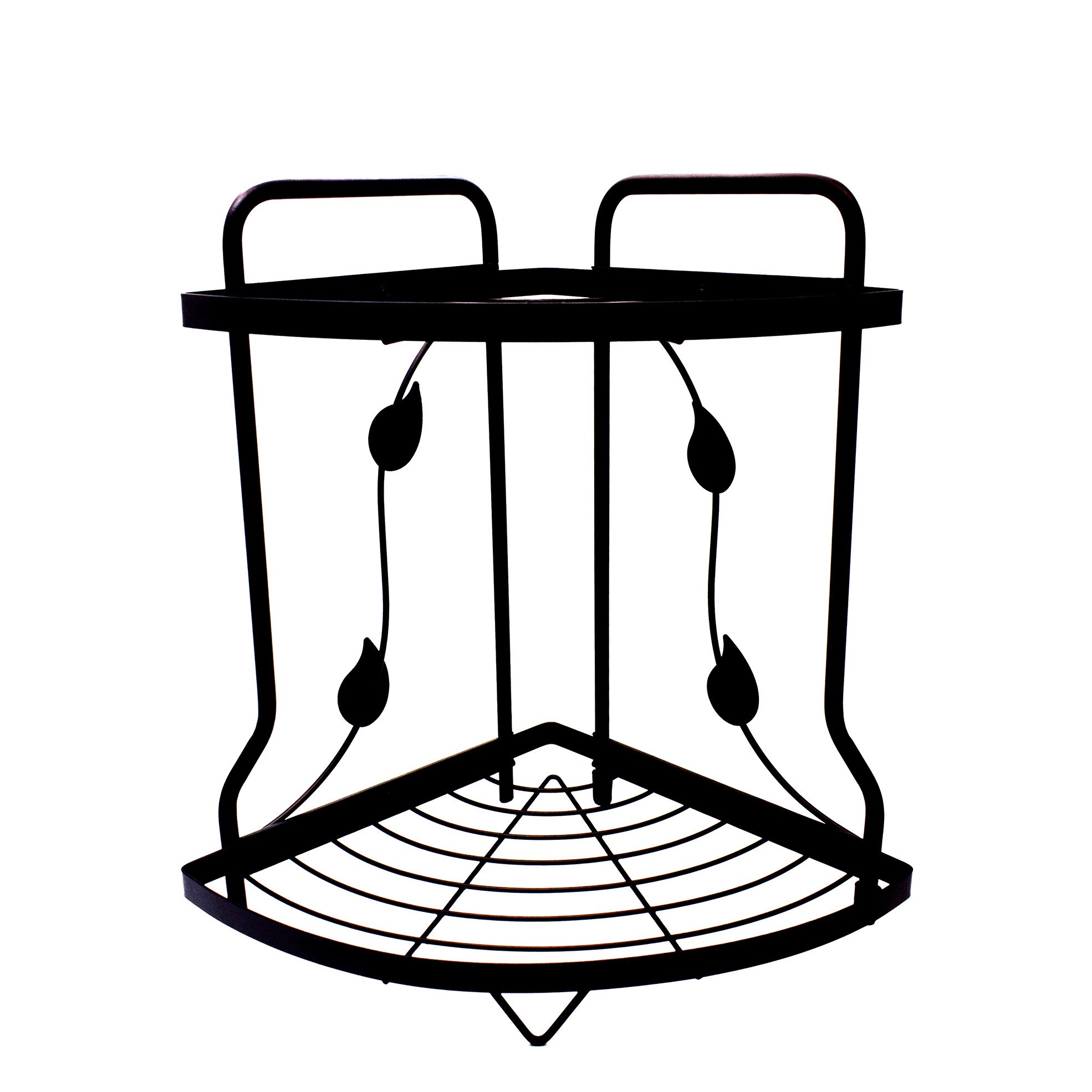 Etajera, 2 nivele, din metal, D2729