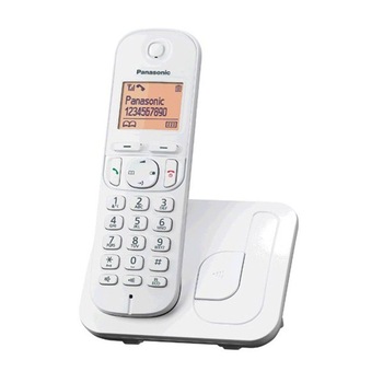 Telefon DECT Panasonic KX-TGC210FXW, Caller ID, Alb Telefon DECT Panasonic KX-TGC210FXW, Caller ID, Alb