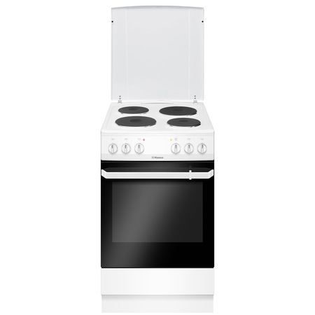Aragaz electric Hansa FCEW59009, 4 arzatoare, cuptor electric, grill