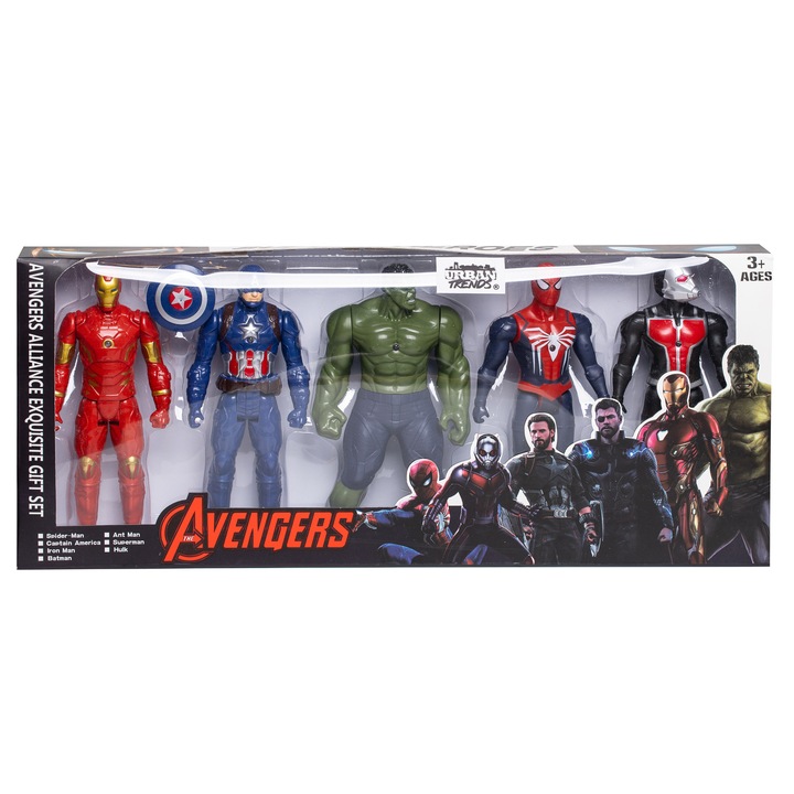 Figurine Avengers , 5 Razbunatori , 60 cm, +3 ani, Urban Trends ®