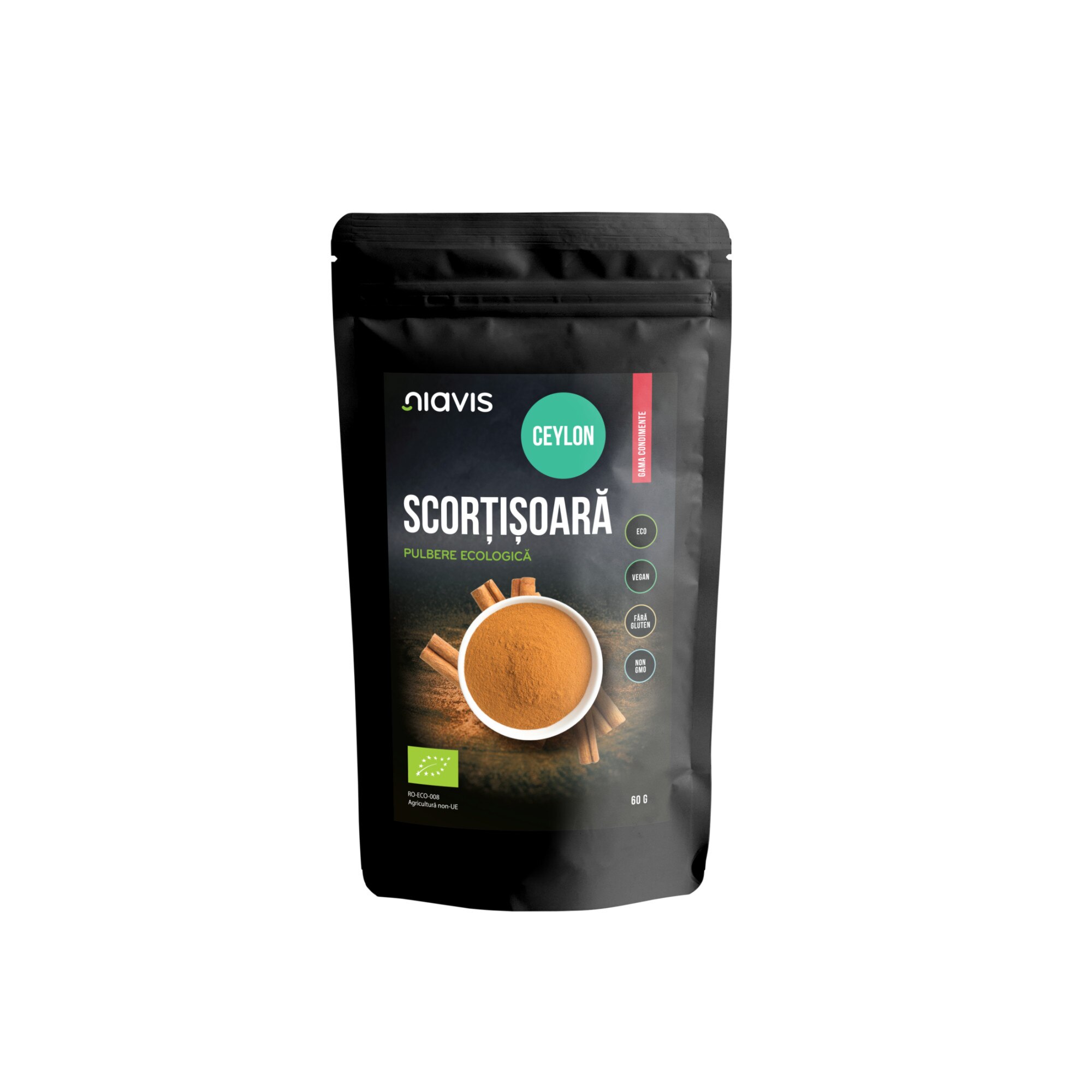 Scortisoara ceylon pulbere ecologica/bio 60g Niavis