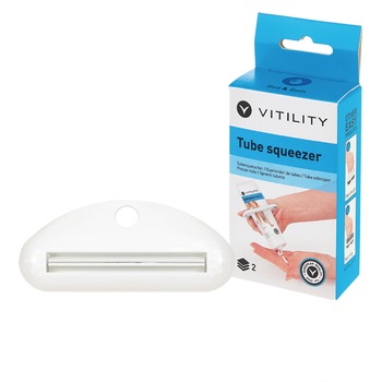Dispozitiv golire tuburi cu crema Vitility, alb 1 bucata Dispozitiv golire tuburi cu crema Vitility, alb 1 bucata