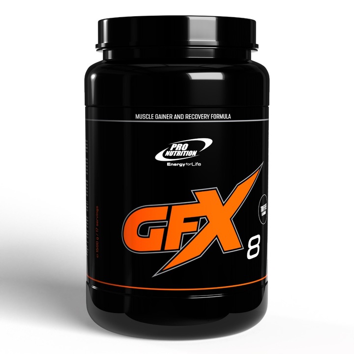 Gainer pentru dezvoltare musculara, GFX-8 caramel, 1500g