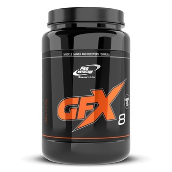 Gainer pentru dezvoltare musculara, GFX-8 zmeura, 1500g Gainer pentru dezvoltare musculara, GFX-8 zmeura, 1500g