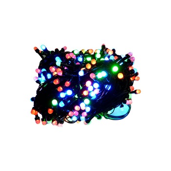 Instalatie de Craciun liniara, 20 metri, 200 LED-uri, multicolora, pentru interior/exterior Instalatie de Craciun liniara, 20 metri, 200 LED-uri, multicolora, pentru interior/exterior