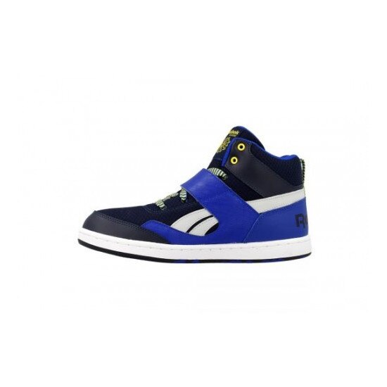 Pantofi sport Reebok Mission, Alb/Albastru, Velcro/Siret