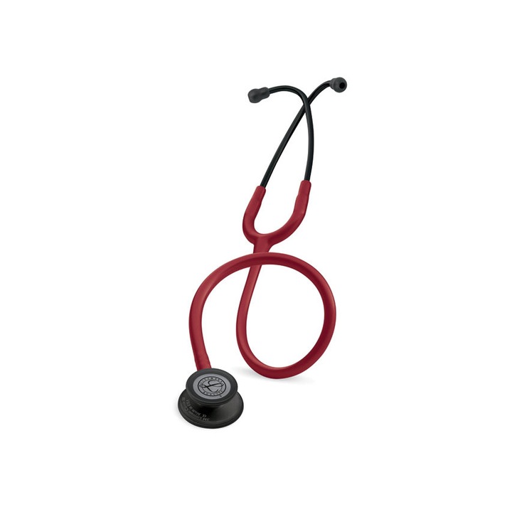 Стетоскоп 3M™ Littmann® Classic III Burgundy - Черно покритие - 5868