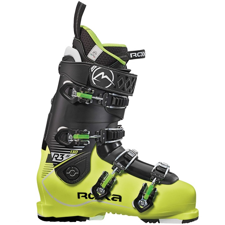 Обувки за ски Roxa R3S 130, Черен/Жълт, 42
