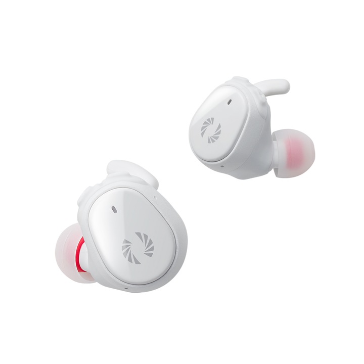 Bluetooth аудио слушалки PHIATON BOLT BT-700 с микрофон, бели, тип за поставяне в ухото