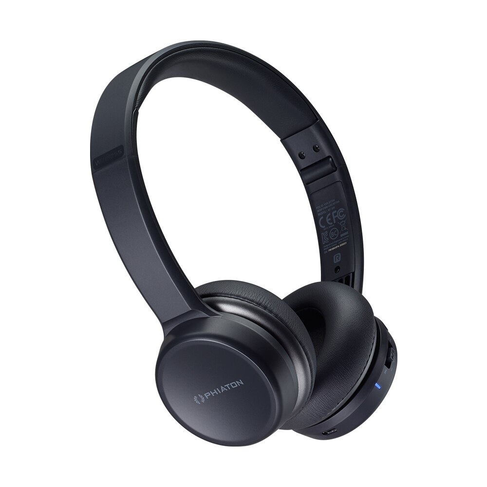 Casti audio Bluetooth PHIATON BT-390 cu microfon, pliabile, negru, tip headset