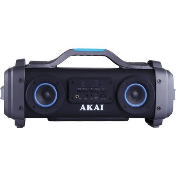 Boxa Audio AKAI cu patru difuzoare super blaster si cu Functie Karaoke , Conexiune prin Functia Bluetooth , Port USB , Aux-in 3.5mm , Baterie Reincarcabila , Culoare Negru , Design Modern , Culoare Negru Boxa Audio AKAI cu patru difuzoare super blaster si cu Functie Karaoke , Conexiune prin Functia Bluetooth , Port USB , Aux-in 3.5mm , Baterie Reincarcabila , Culoare Negru , Design Modern , Culoare Negru