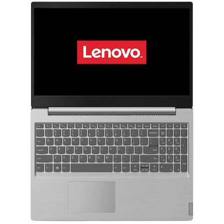 Laptop Lenovo Ideapad S145-15IIL cu procesor Intel® Core™ i5-1035G4 pana la 3.70 GHz Ice Lake, 15.6", Full HD, 4GB, 1TB HDD + 128GB SSD, Intel Iris Plus Graphics, Free DOS, Platinum Grey