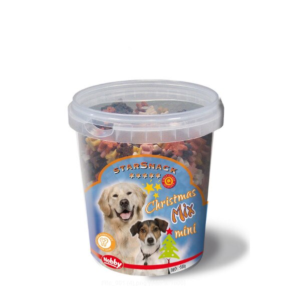 Recompensa pentru caini de talie mica Nobby StarSnack, Mix de carne, 500 g