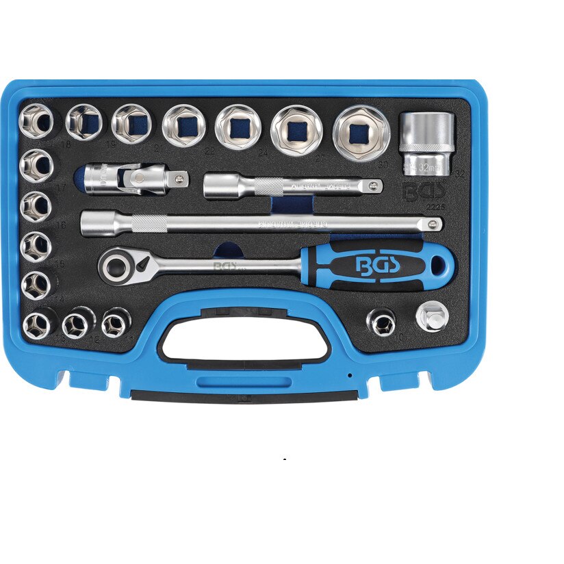 Trusa chei tubulare, 12,5 mm (1/2