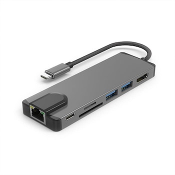 Docking station USB-C 3.1 Gen 2 la HDMI, Roline 12.02.1118 Docking station USB-C 3.1 Gen 2 la HDMI, Roline 12.02.1118