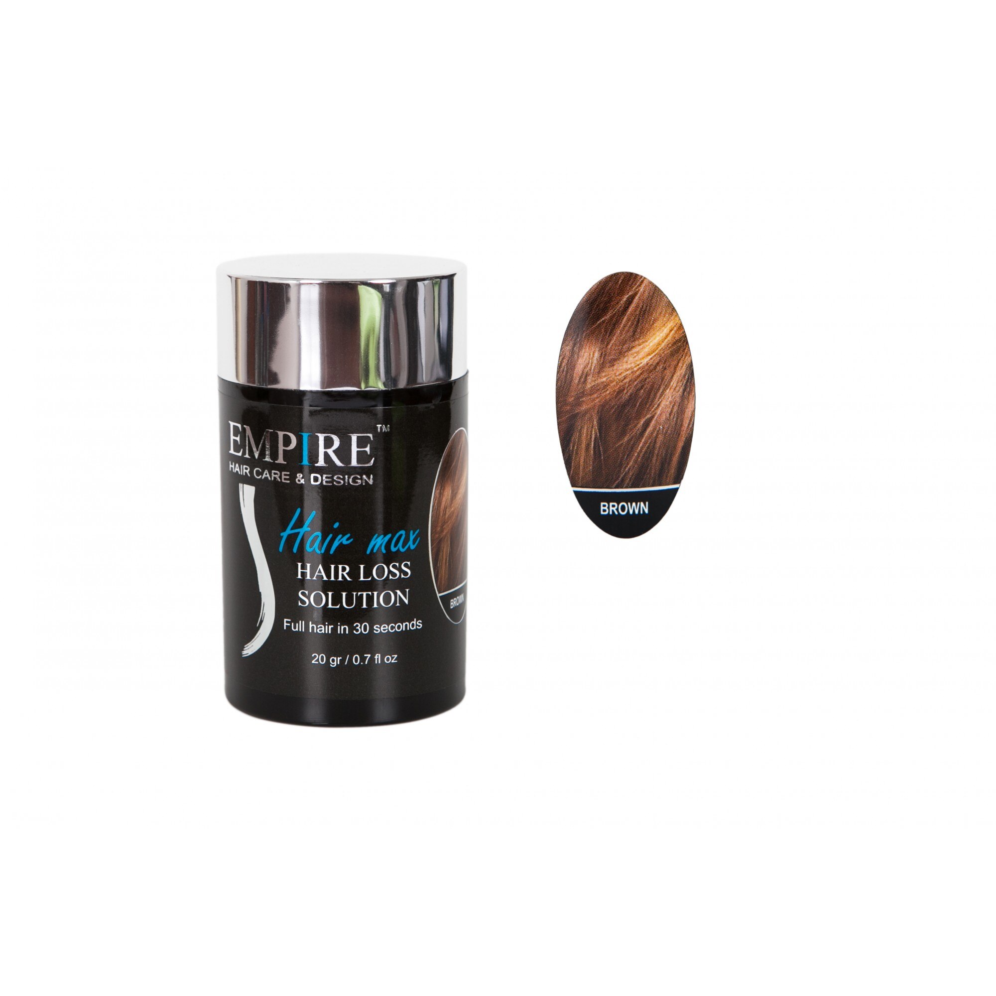 Empire Hair Max Pudra par, 20 gr, castaniu