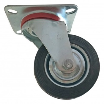 Roata furca pivotanta 125 x 34 mm , greutate maxima suportata 100 kg , greutate produs 1007 grame Roata furca pivotanta 125 x 34 mm , greutate maxima suportata 100 kg , greutate produs 1007 grame
