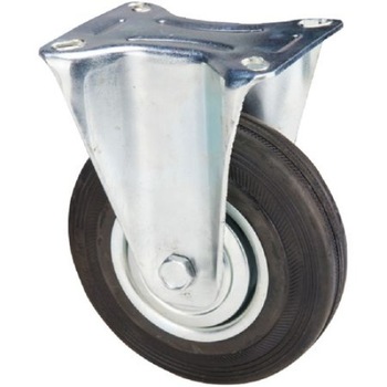 Roata furca fixa 200 x 46 mm , greutate maxima suportata 185 kg , greutate produs 2550 grame Roata furca fixa 200 x 46 mm , greutate maxima suportata 185 kg , greutate produs 2550 grame
